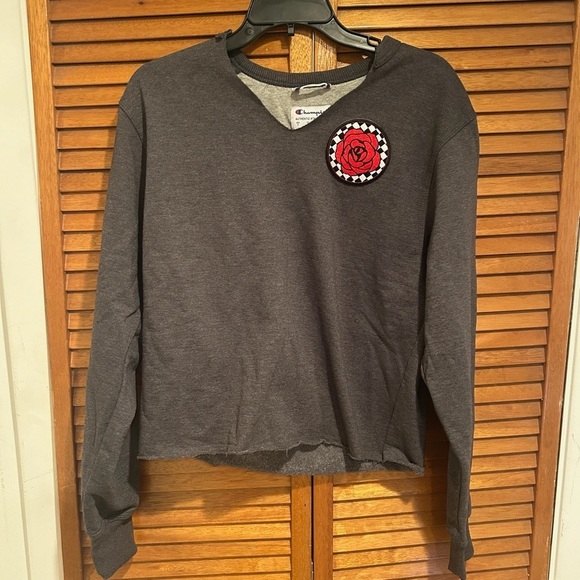 Champion Sweaters - Champion Women’s Athletic Vintage Retro Active Graphic Crew Neck Sz S